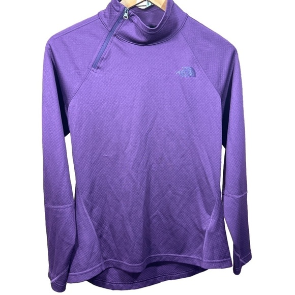 The North Face Tops - The North Face Purple Quarter Zip Activewear Pullover